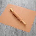 Harmless Silicone Dough Rolling Mat , Non Slip Pastry Mat With Silicone Rolling Pin